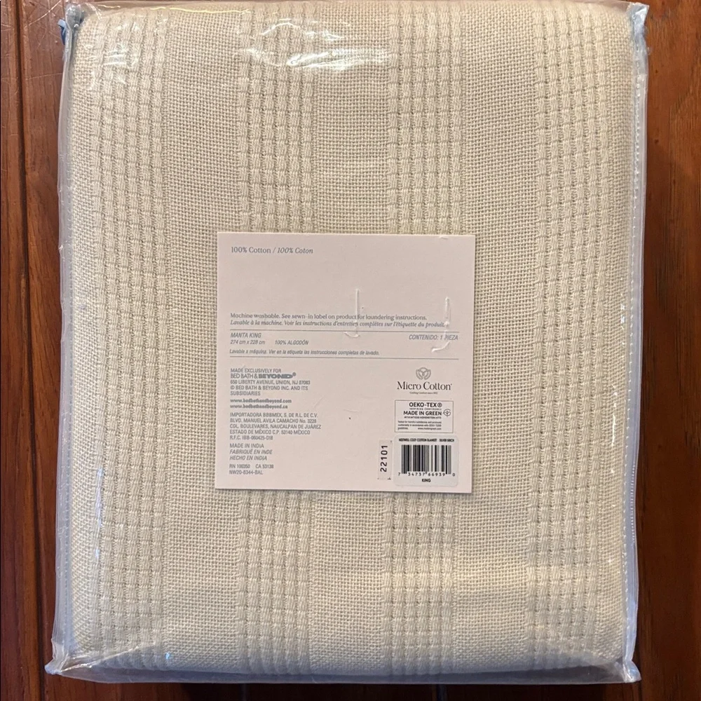 Nestwell King Stripe Cotton Blanket